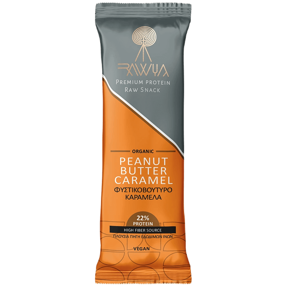 ΒΙΟΛΟΓΙΚΟ ΣΝΑΚ ΜΠΑΡΑ ΠΡΩΤΕΙΝΗΣ ΦΥΣΤΙΚΟΒΟΥΤΥΡΟ ΚΑΡΑΜΕΛΑ